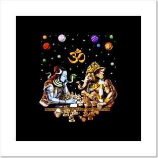 Space Shiva Nataraja Hindu Posters and Art